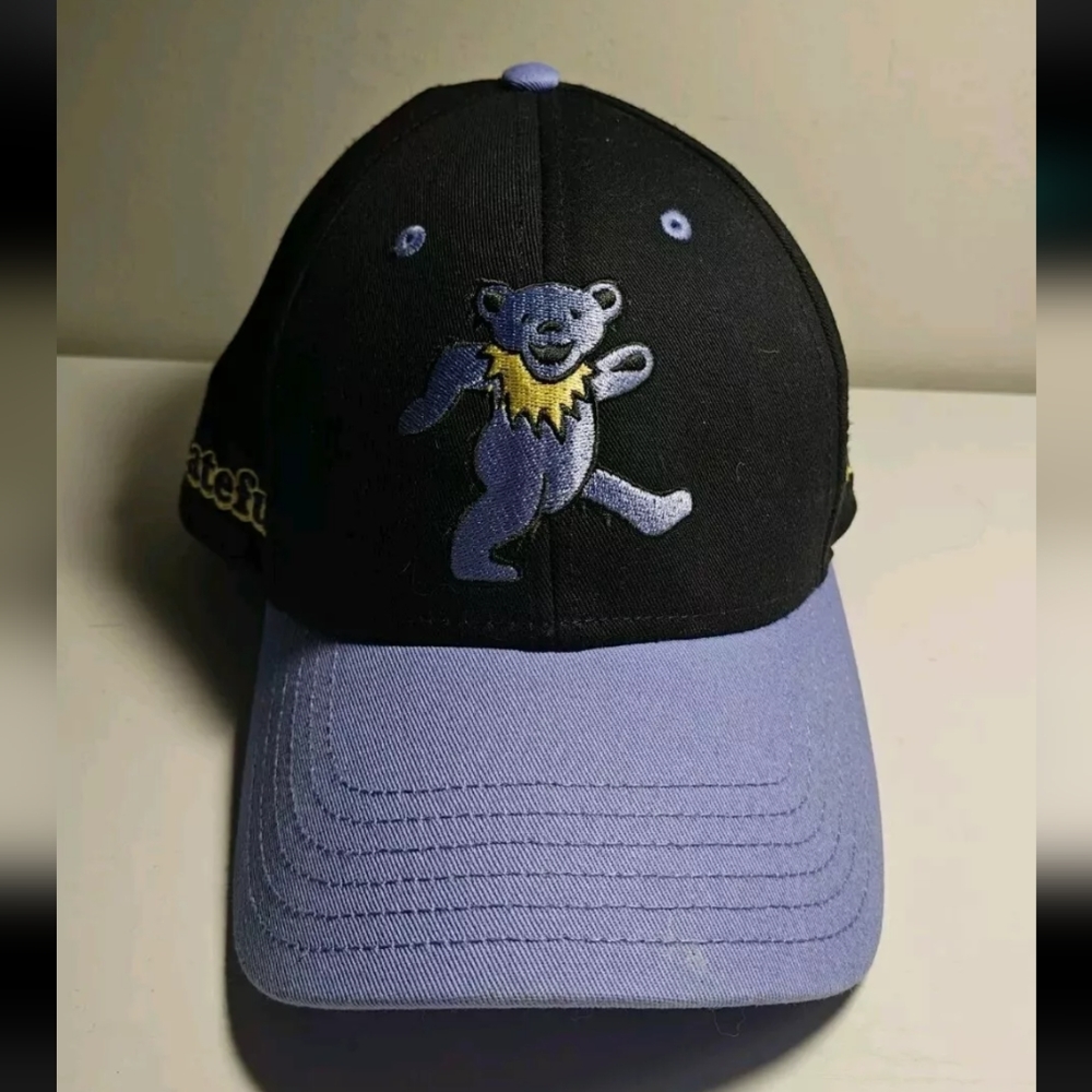 Grateful Dead Hat SnapBack Bear Band Purple And Black